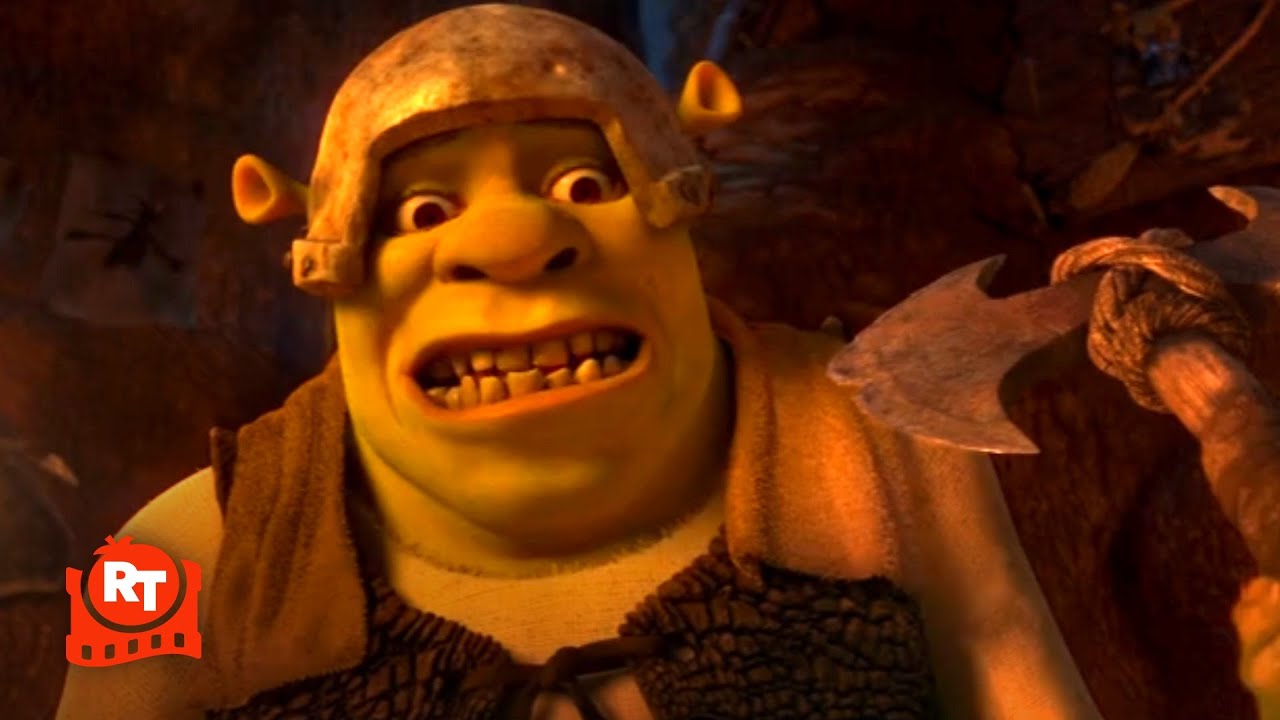 Shrek Forever After - Shrek and Fiona Fight Scene