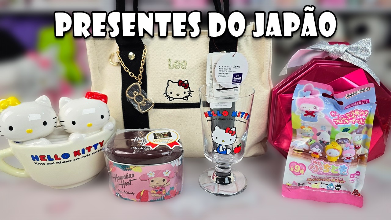 Ganhei PRESENTES Do JAPÃO Fofos da Hello Kitty SANRIO