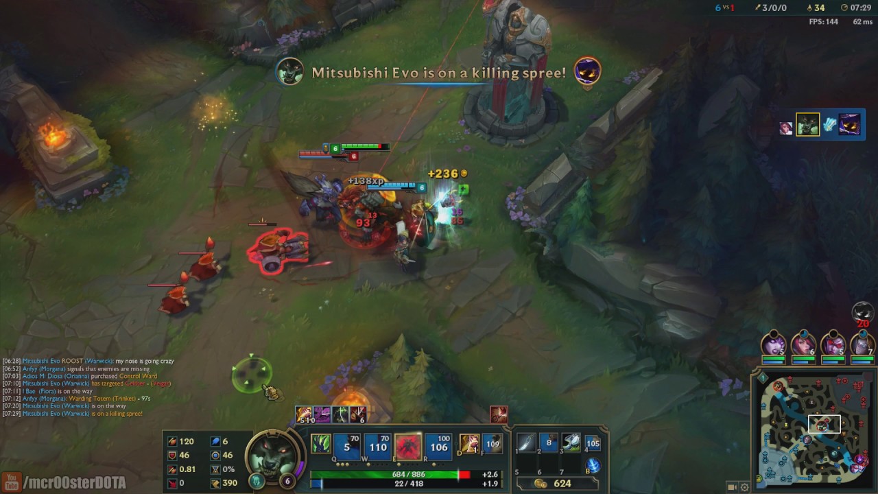 Every single post rework Warwick