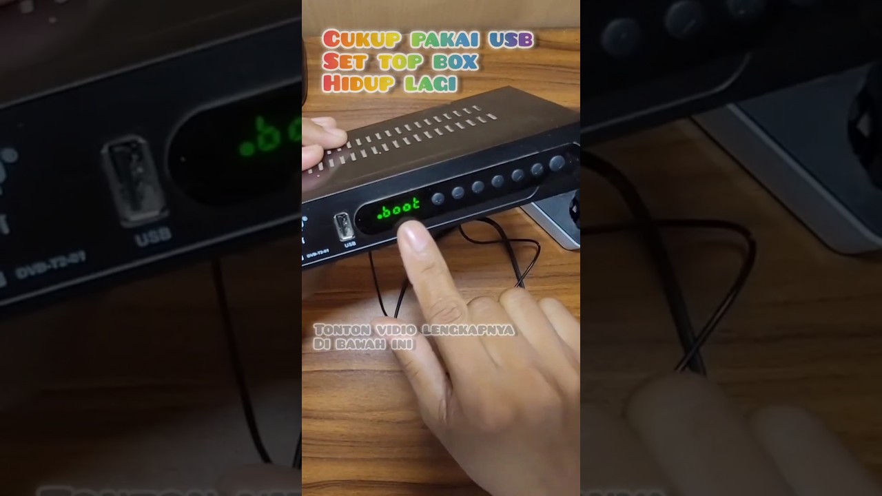 Set Top Box mati total cukup pasang ini langsung beres #settopbox