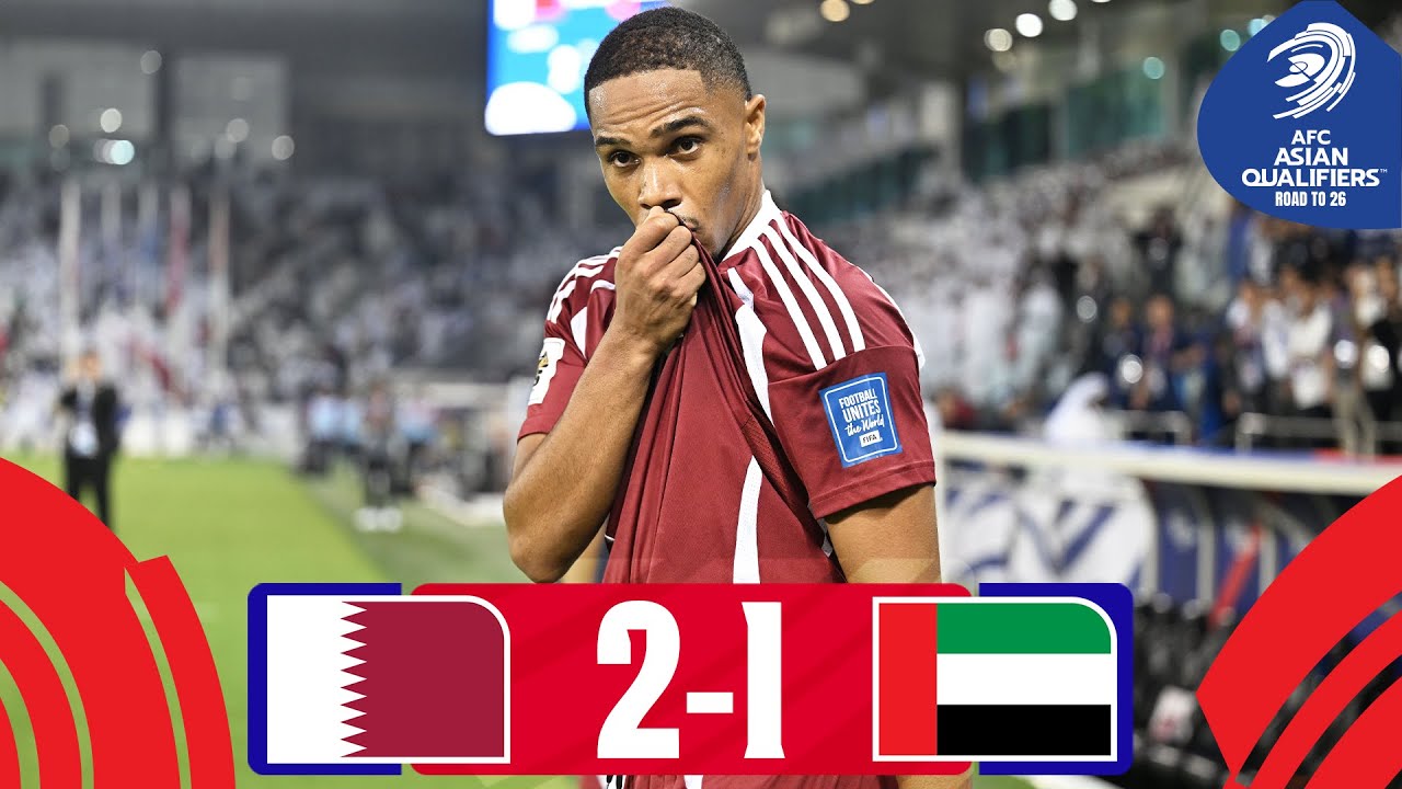 WORLD CUP JOY for QATAR! | Qatar - United Arab Emirates | Highlights #AsianQualifiers &ndash; Playoffs