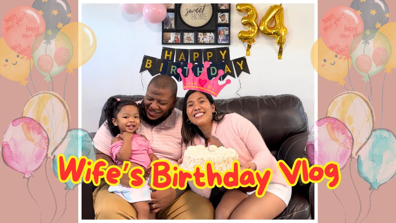 Filipina Wife's Birthday Celebration with Black American Family