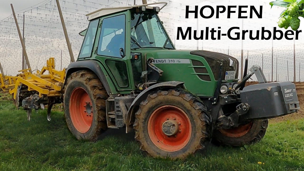 Weltneuheit in der Hopfentechnik 🍺 Multi-Grubber für's Wegackern von Kirzinger & Unland