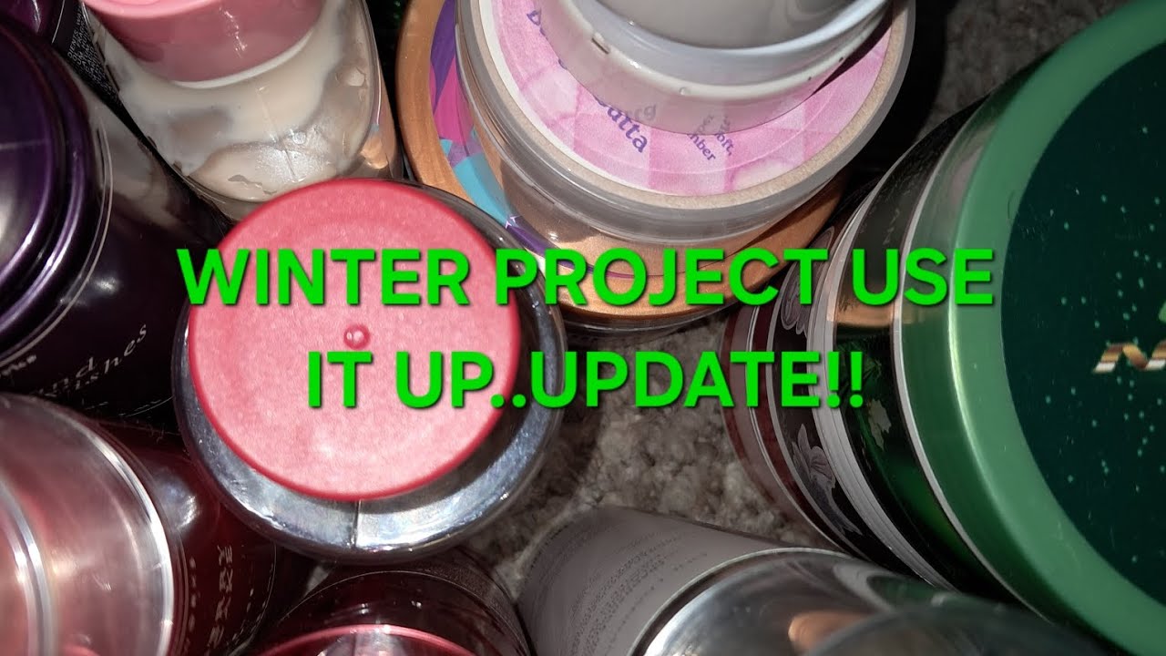 Winter project use it up!! First update!💚