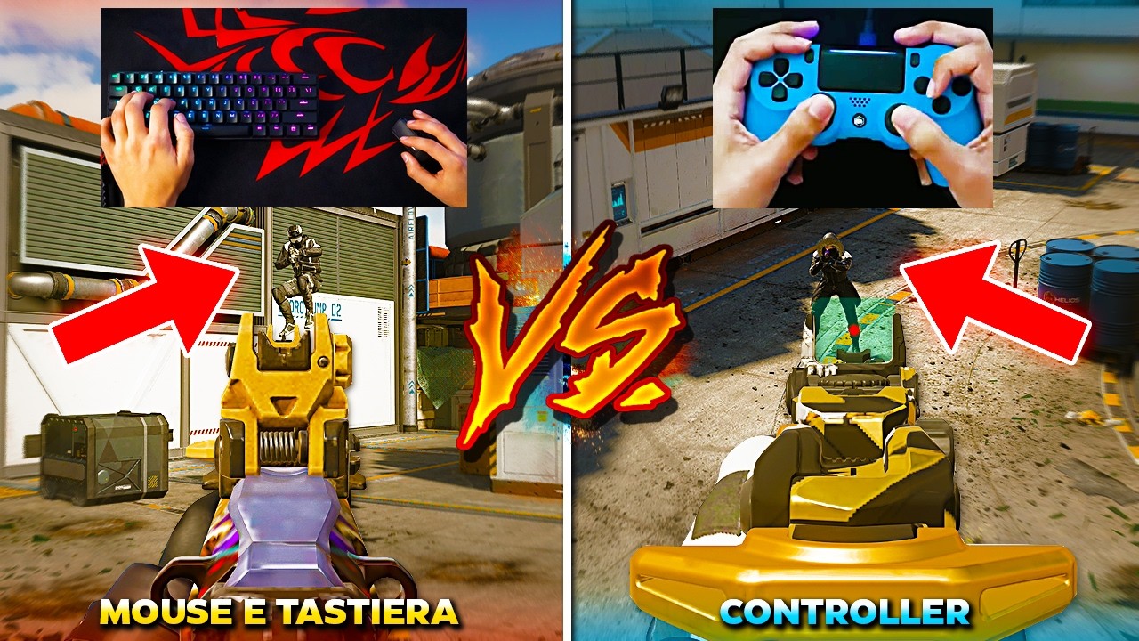 CONTROLLER vs MOUSE E TASTIERA su CALL OF DUTY: LA VERIT&Agrave; FA MALE!