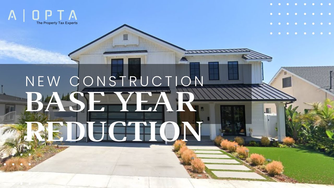 New Construction Tax Assessment Reduced by $625,000 for Base Year