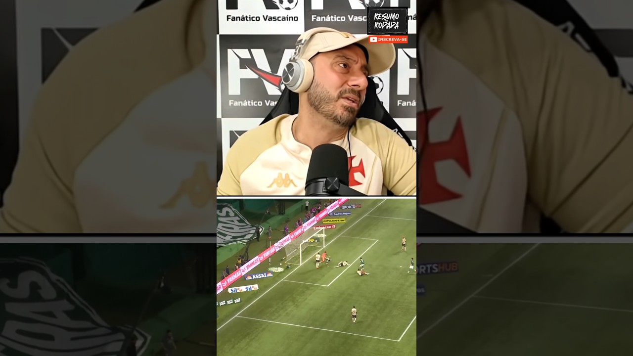 FAN&Aacute;TICO VASCAINO REAGINDO A PALMEIRAS 3X0 VASCO.