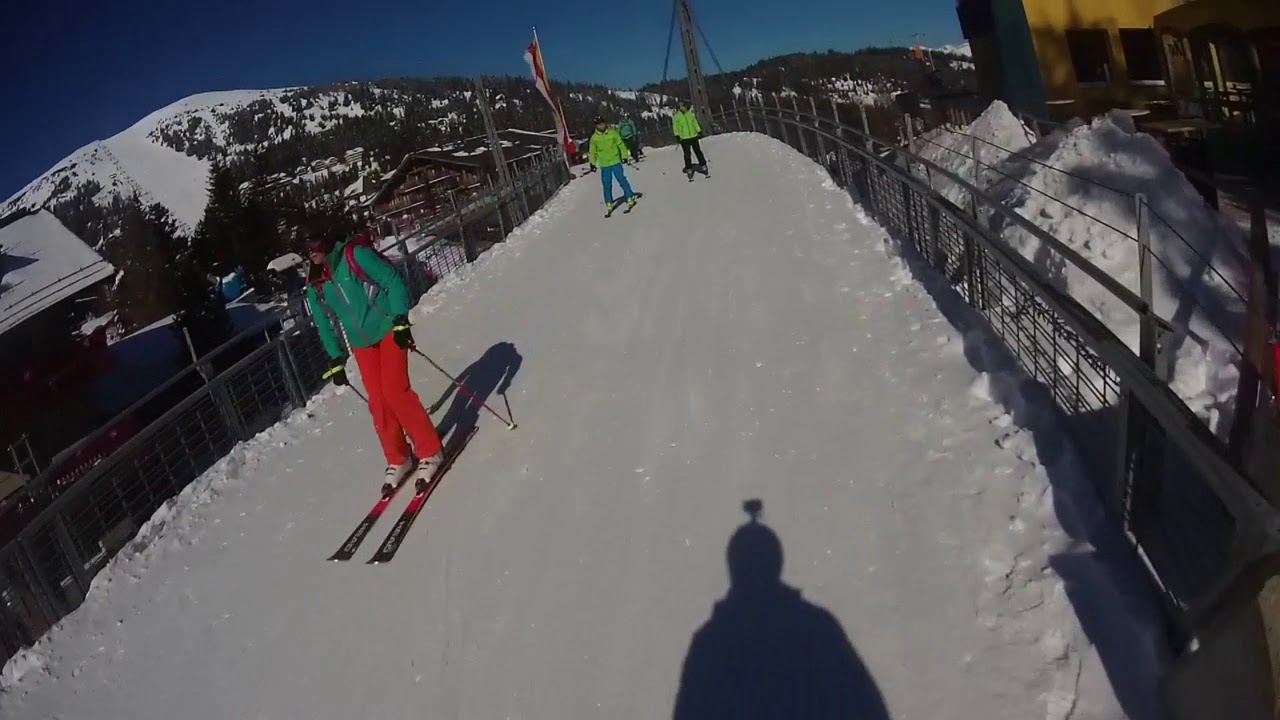 Katschberg Piste 11 Abfahrt vom Aineck + 11a Direttissima über Skibrücke bis Königswiesenbahn