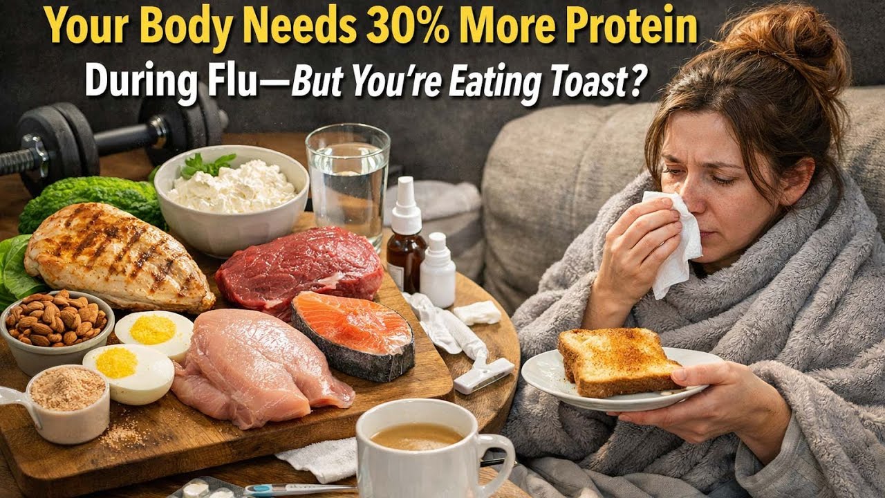 Skipping Protein During Flu? Enjoy Your Muscle Loss and Slow Recovery, Genius