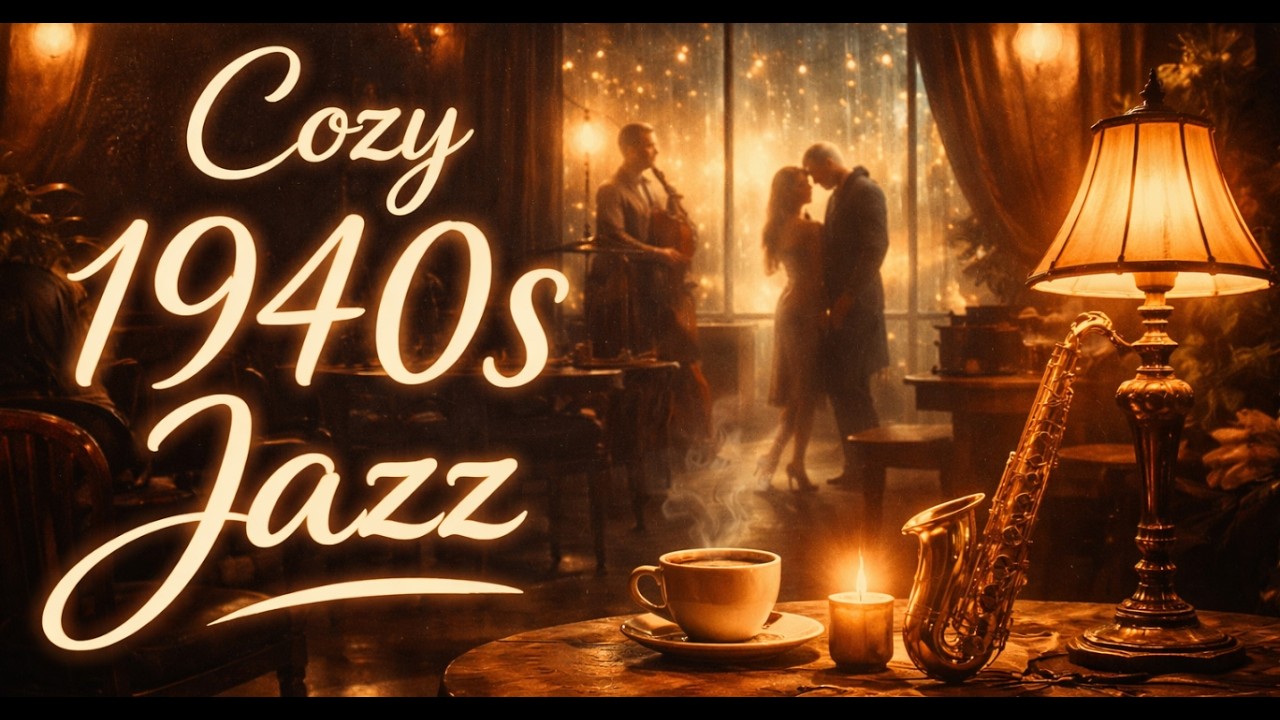 Vintage 1940s Jazz Lounge || Dance to oldies melody ||
