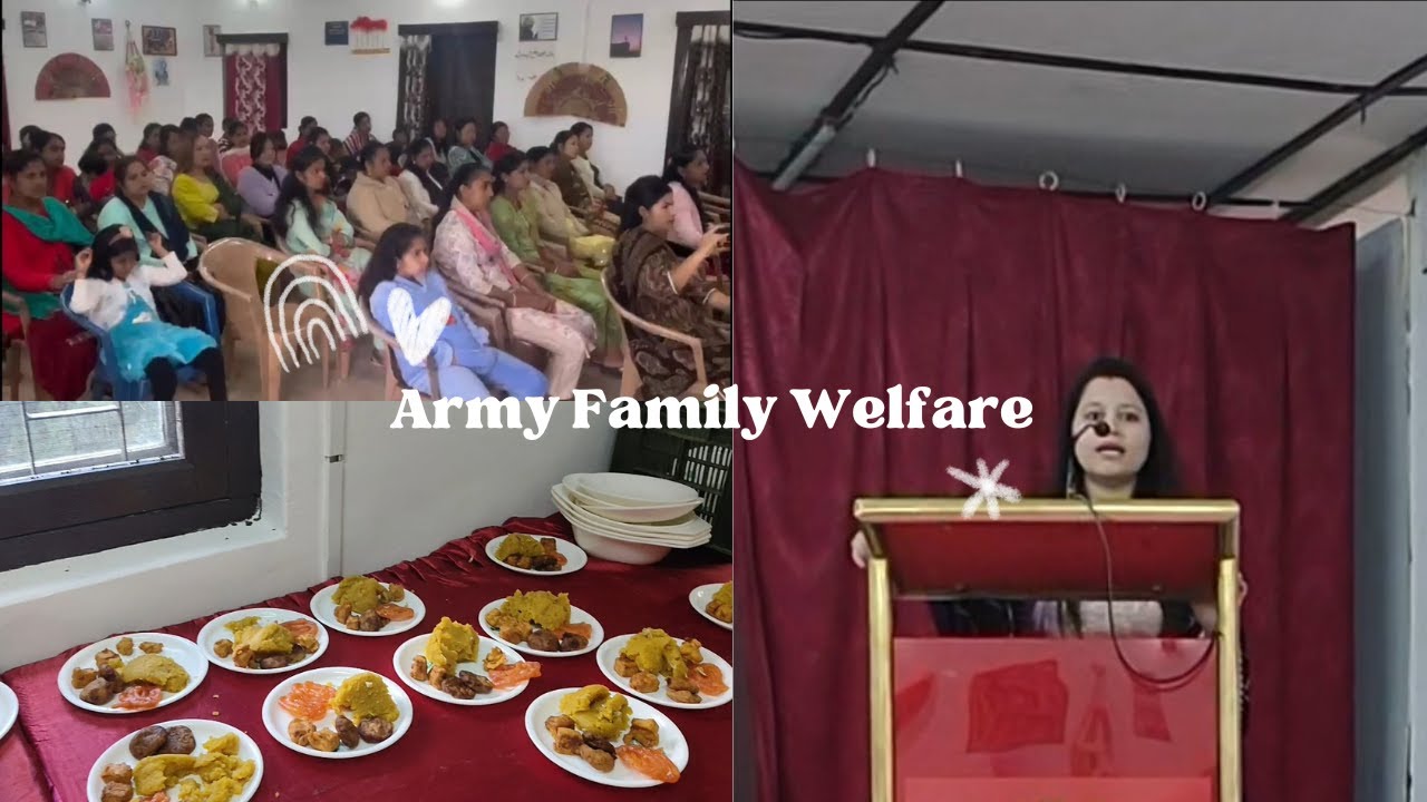 Army family welfare में पहली बार lecture देने का मौका मिला | Family Welfare में क्या-क्या होता है?