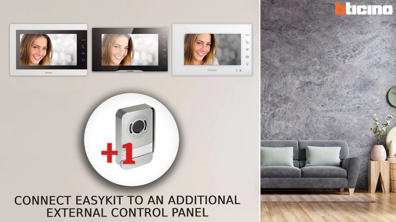 BTicino EASYKIT: additional external entrance panel installation