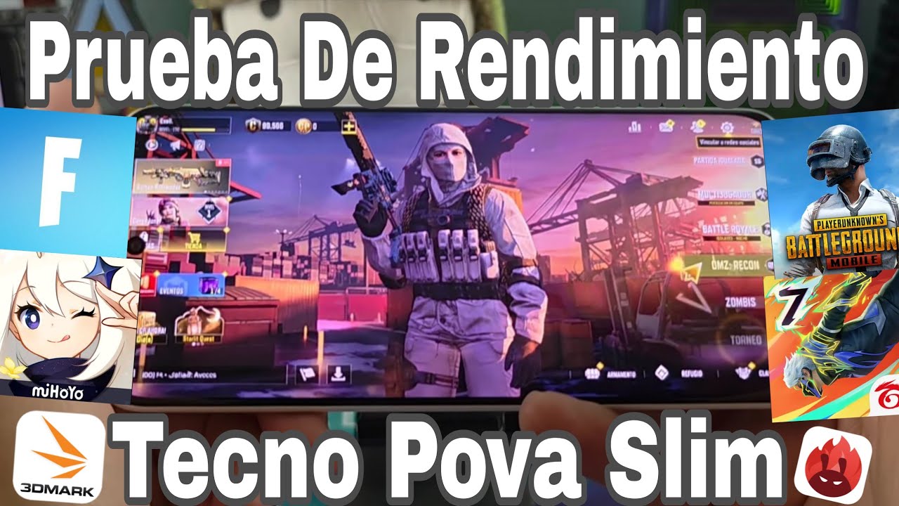🎮 Tecno Pova Slim 5G 🕹️ - Prueba Real En Juegos, ¿Vale La Pena?