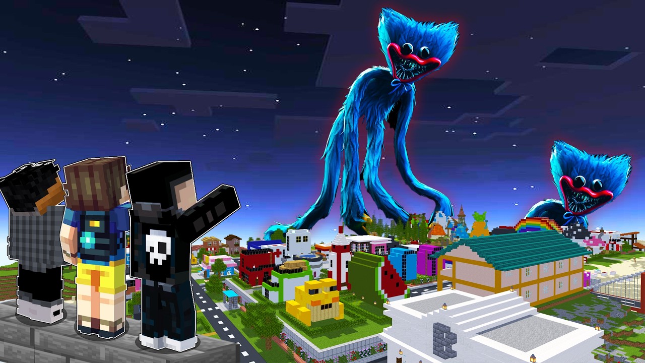 HUGGY WUGGY Want's to KILL us in Minecraft (Tagalog)