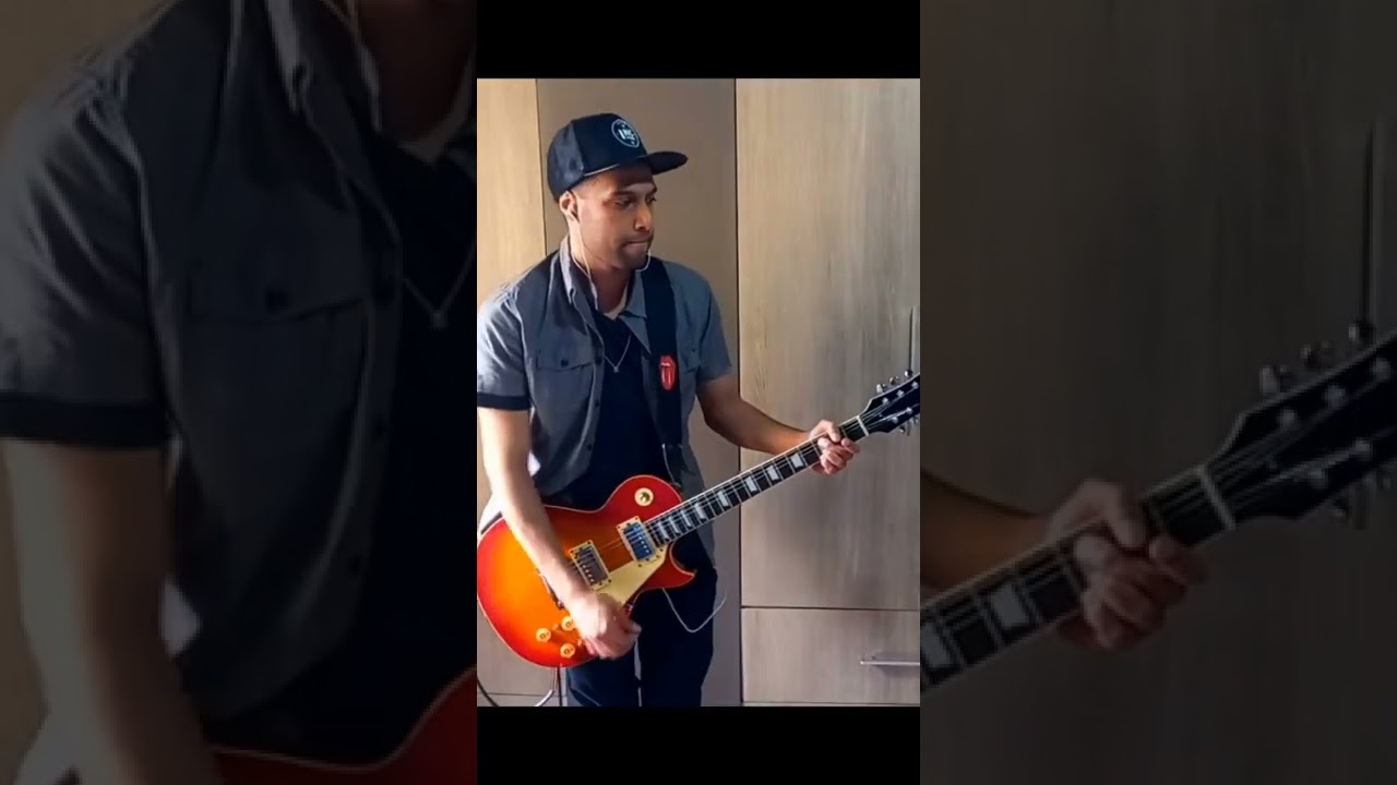 Algu&eacute;m que te faz sorrir (Guitarra Cover) #fresno #rock #douglima #guitarracover #lespaul #shorts