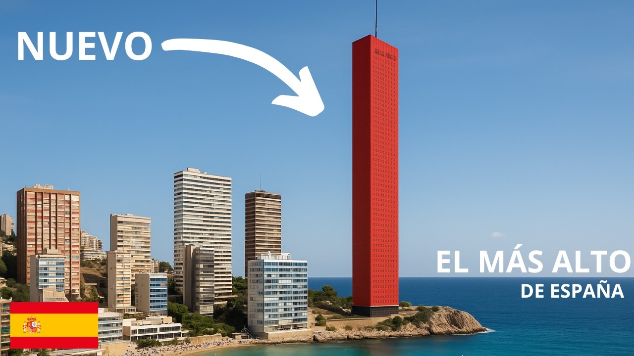 EL NUEVO RASCACIELOS MÁS ALTO de ESPAÑA | Torre 28 de Benidorm