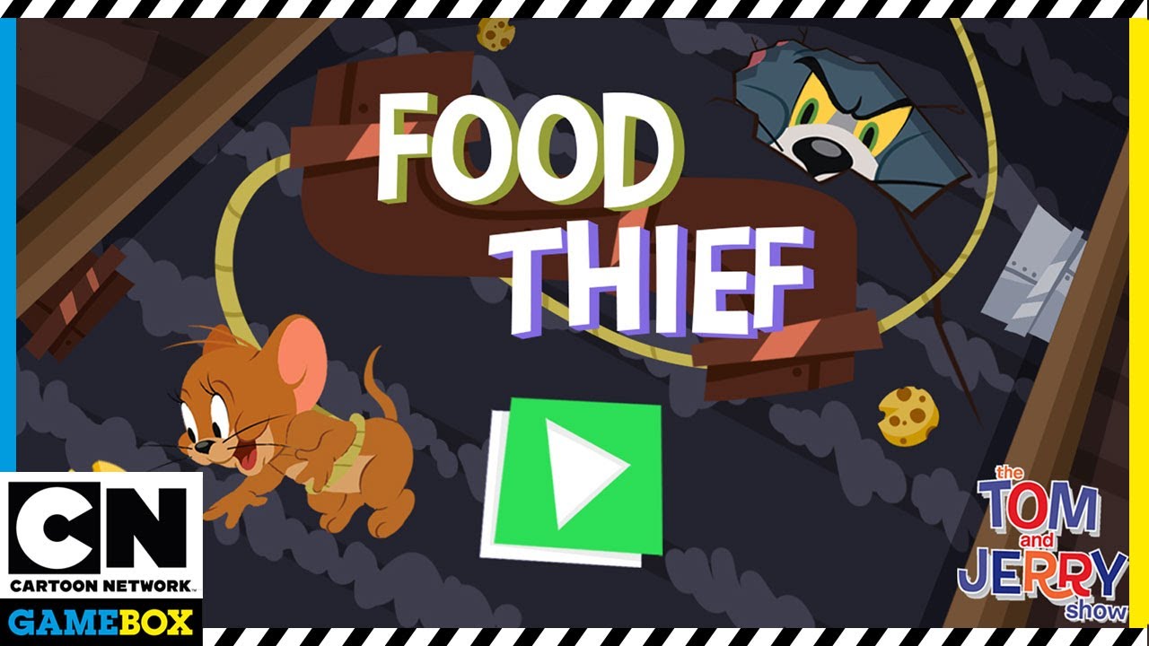 Tom and Jerry | Food Thief - Don't Let Tom Grab You | Cartoon Network GameBox