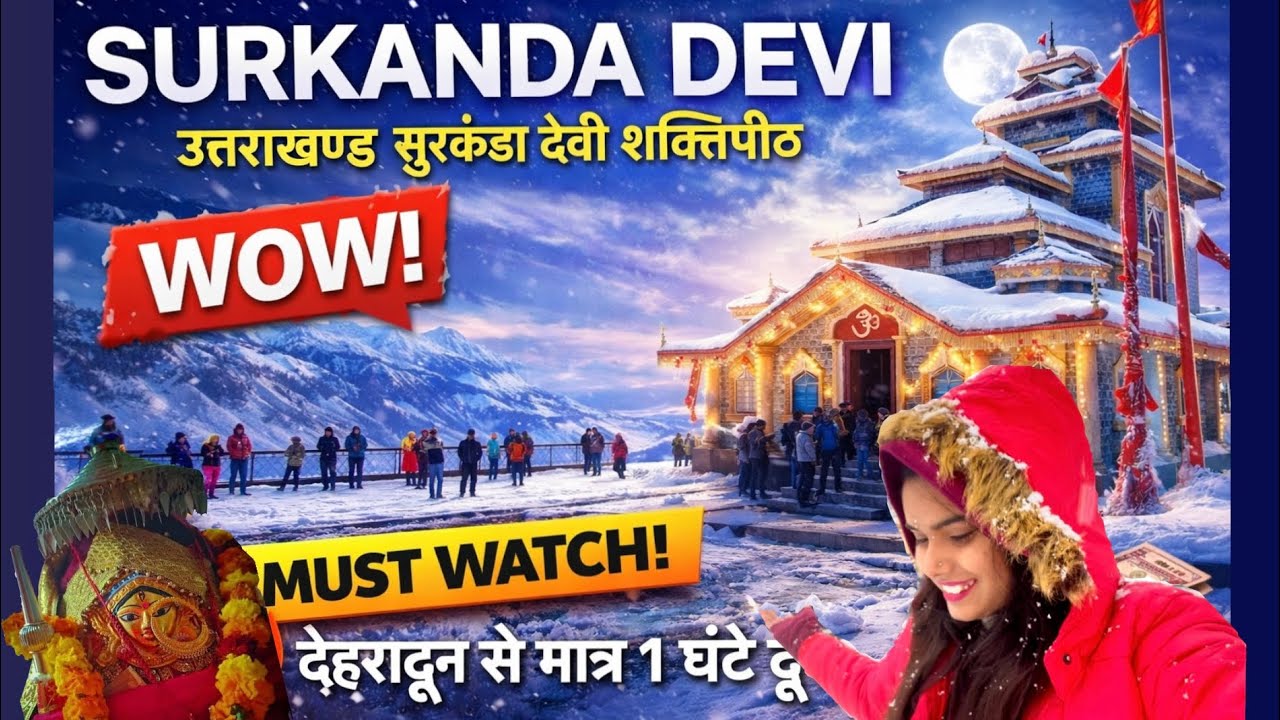 Surkanda Devi Temple,Uttarakhand Tehri Garhwal|Dhanaulti Places To Visit|Uttarakhand vlog |सुरकंडा
