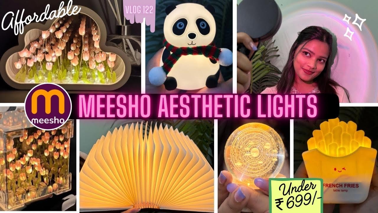 Meesho aesthetic light💡|| Nights lamps || *Starting ₹139/- ||