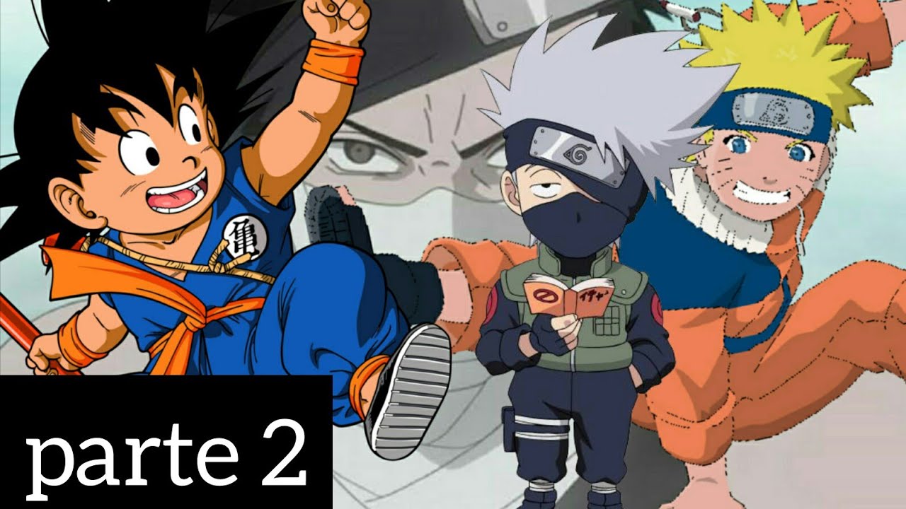 (Parte 2) O'que teria acontecido se Goku caisse no mundo de Naruto