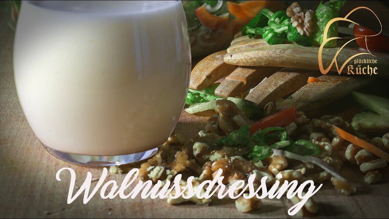 Bestes Salatdressing für Walnussfans vom Sternekoch | Walnussdressing | wunderbar cremig und nussig