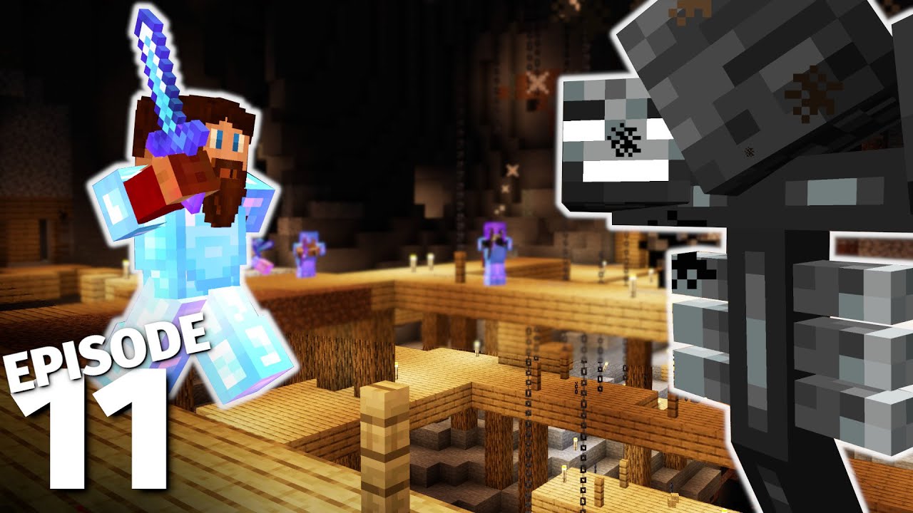 WE SPAWNED A WITHER UNDER MY BASE!! | Crossroads Minecraft 1.18 SMP