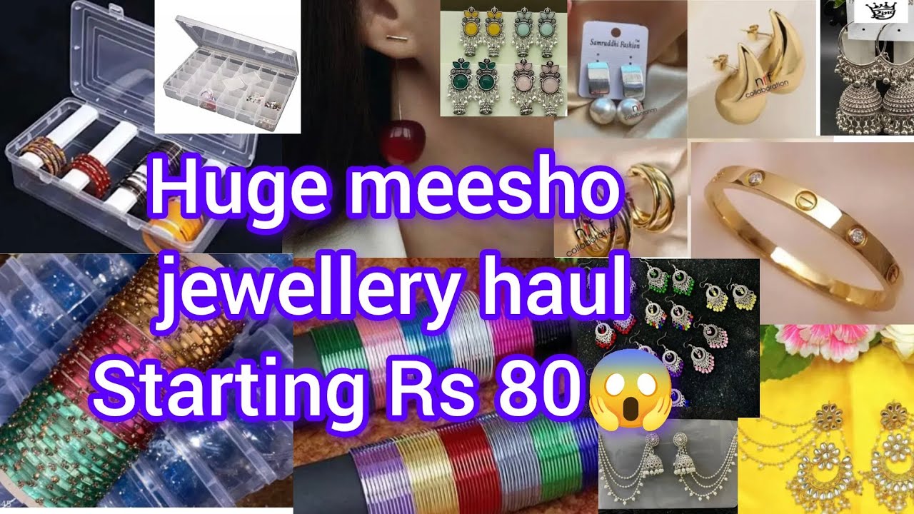 😱 Huge Meesho Earrings & Bangles Haul under ₹300!|Meesho shopping haul|