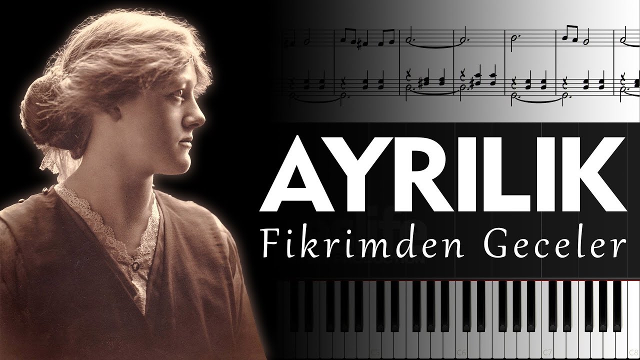 Fikrimden Geceler (Ayrılık) [Piyano]+[Nota]+[Karaoke]