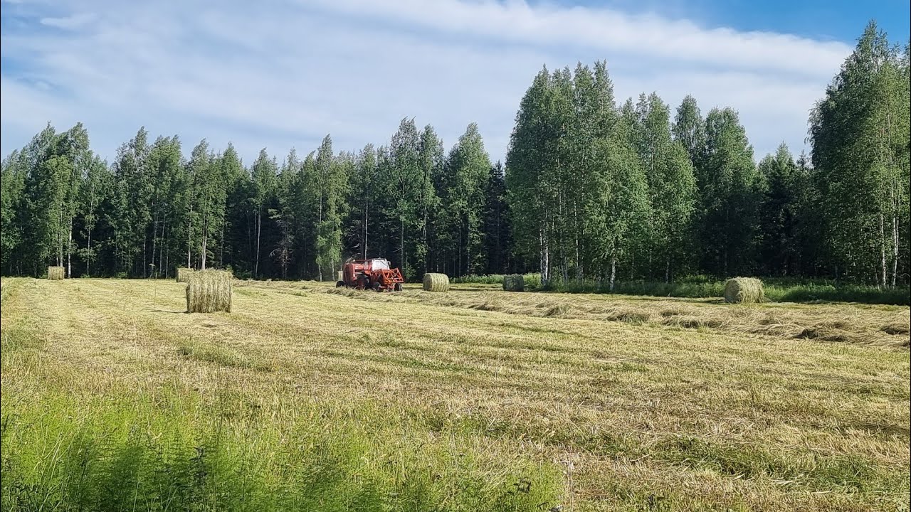 Paalausta Junkkarilla, Hay baling with the Junkkari