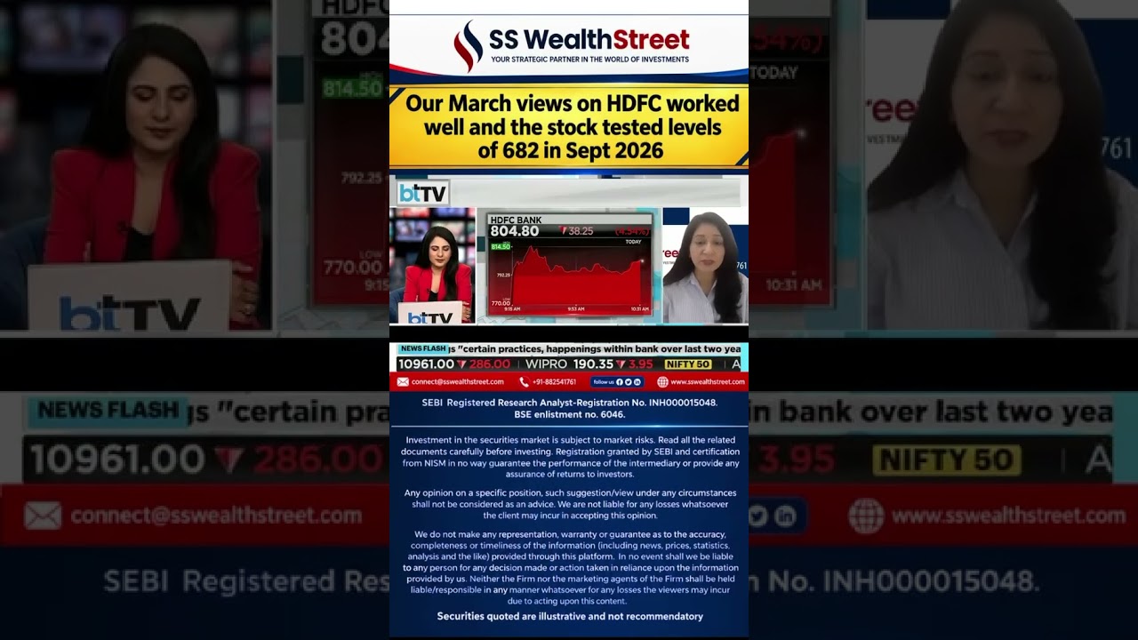 Our views on #hdfcbank shared on 19th March have worked out in line with expectations