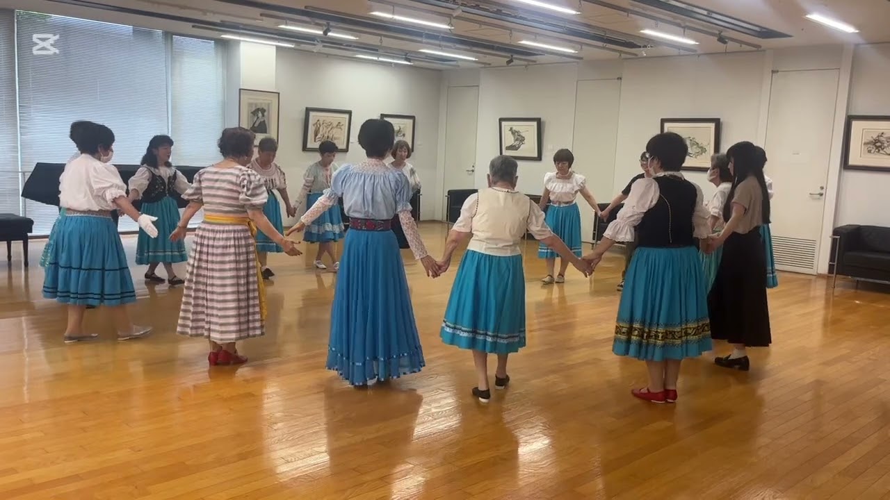 2025年7月　フォークダンス本番編「フォークダンスサークル」ポー愛