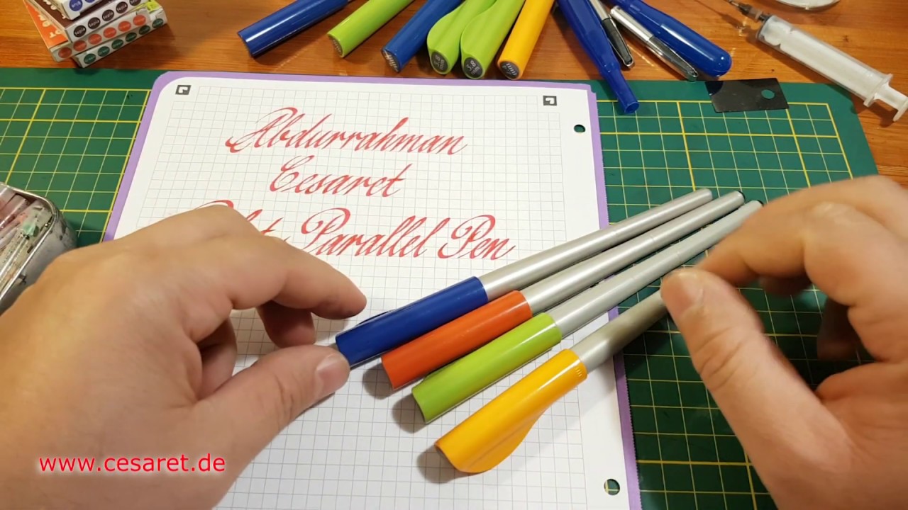 pilot parallel pen doldurma ve temizliği - Abdurrahman Cesaret - pilot parallel pen ink refills