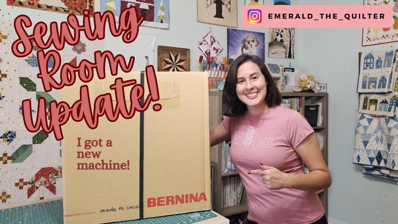 Sewing Room Update! Bernina b435 Unboxing