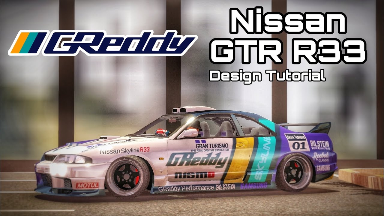 Nissan GTR R33 GReddy Livery Tutorial | Car Parking Multiplayer