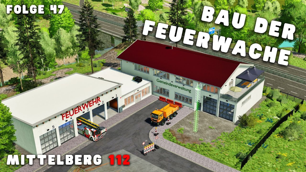 MITTELBERG 112 - DIE FEUERWACHE an der Autobahn wird doch GRÖSSER als geplant! Neubau! 😱