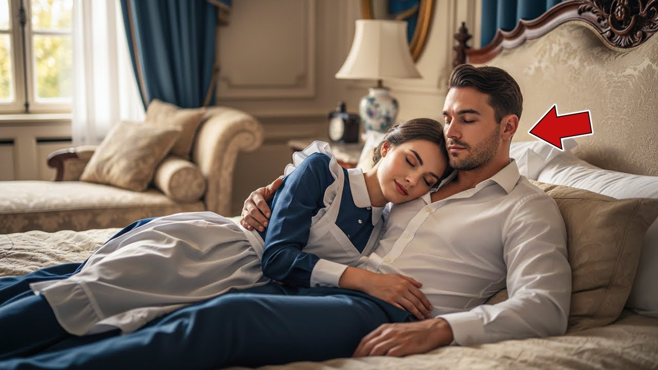 L’employée de maison se réveille enlacée par le millionnaire… quand elle tente de fuir