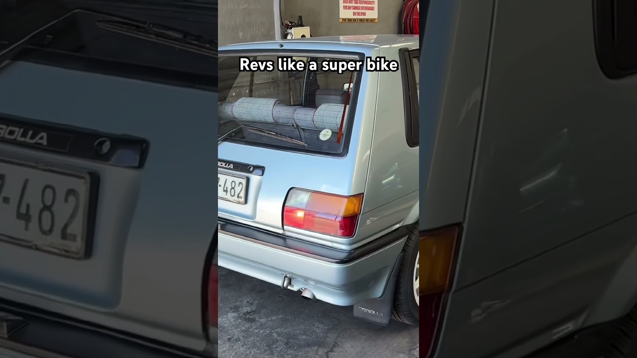 This 2GR V6 AE82 revs like a superbike 🥶🥶🥶 #2gr #v6 #toyota #ae82 #youtubeshorts