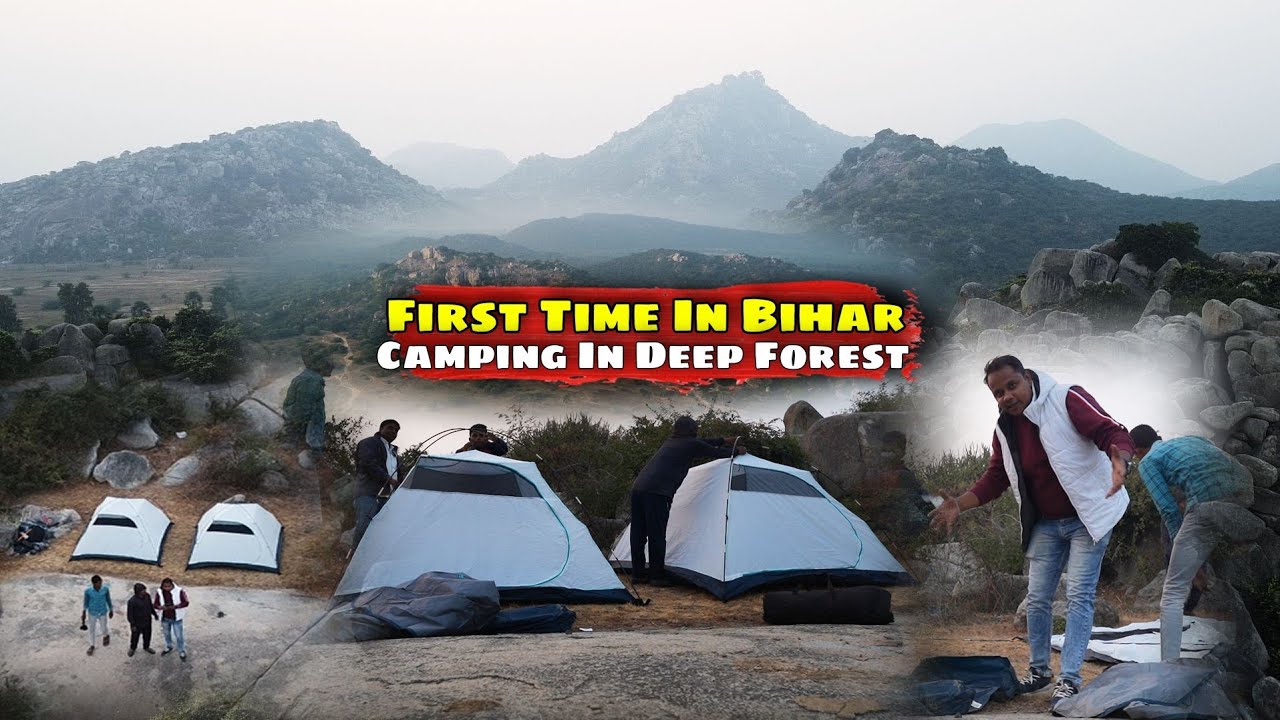 Camping In Bihar | Deep Forest Camping | Barabar Hills | Syed Saheb Ali Vlogs | Matargashti