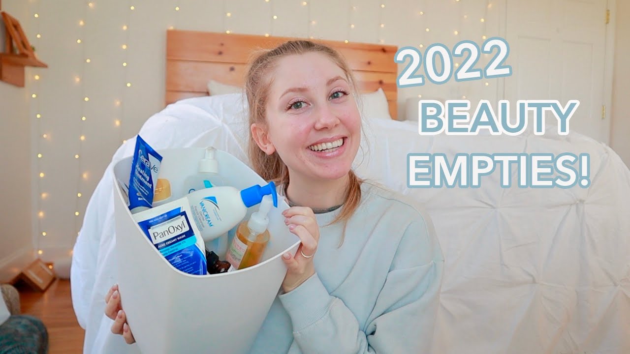 My 2022 Empties! Skincare, Sunscreen, Makeup, and Haircare I used up! What I liked and what I didn't