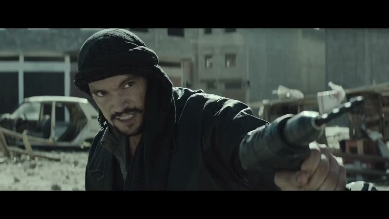 American Sniper. Enemy sniperist shoot the driver unexpectedly Scene.