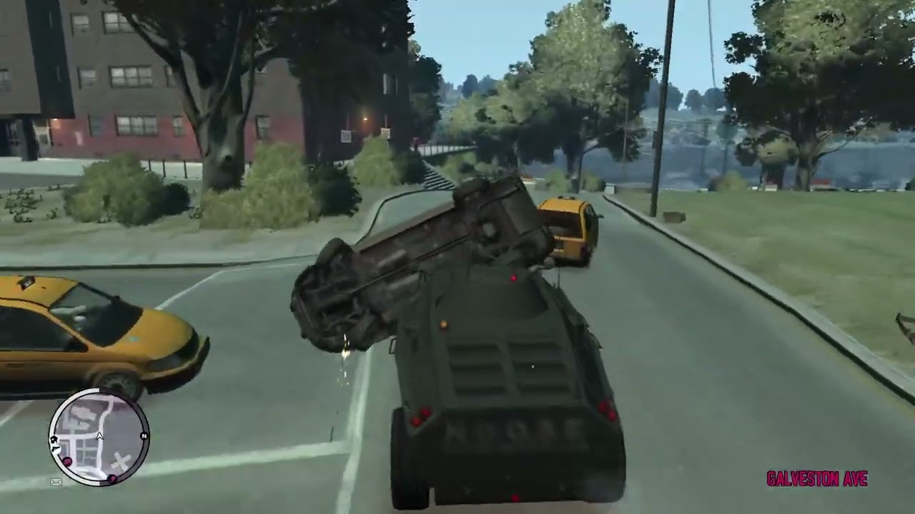 GTA IV crash tank cars part 4