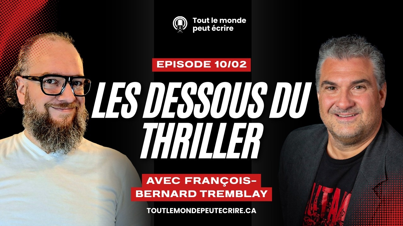 C'est quoi la différence entre un thriller et un suspense? Rencontre avec François-Bernard Tremblay