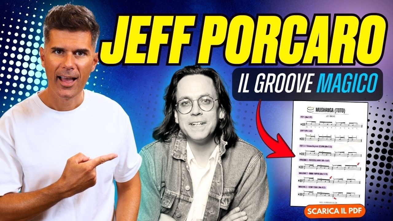 TOTO Mushanga Tutorial (Jeff Porcaro) + PDF Esercizi