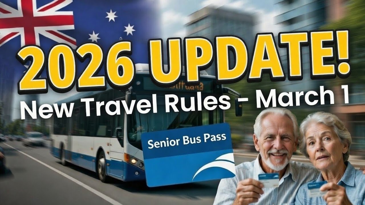 Australia Senior Bus Pass 2026 Update | New Travel Rules From March 1 | Full Breakdown Explained