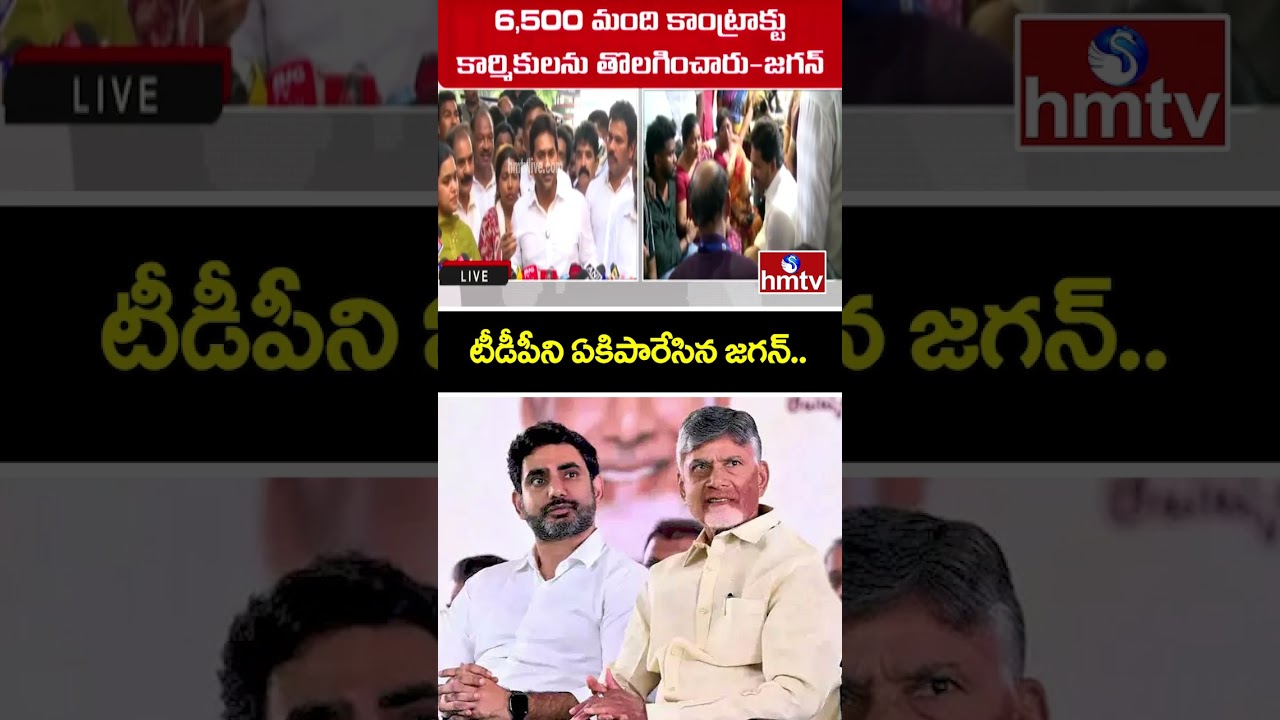 టీడీపీని ఏకిపారేసిన జగన్.. | YS Jagan Sensational Comments On TDP | hmtv