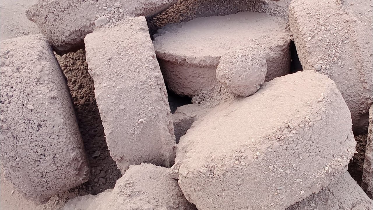 ASMR: Red Sand mix Stones Dry Floor & Clay pot Crumbling#relaxingsounds #asmrcommunity #asmr