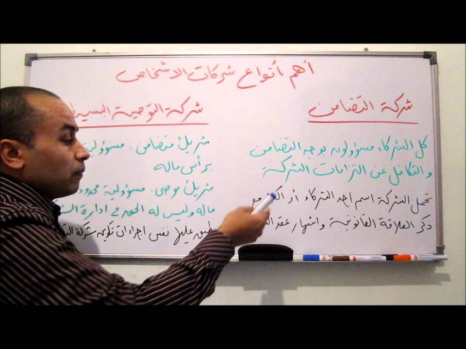 محاسبة شركات الأشخاص 1 - مقدمة