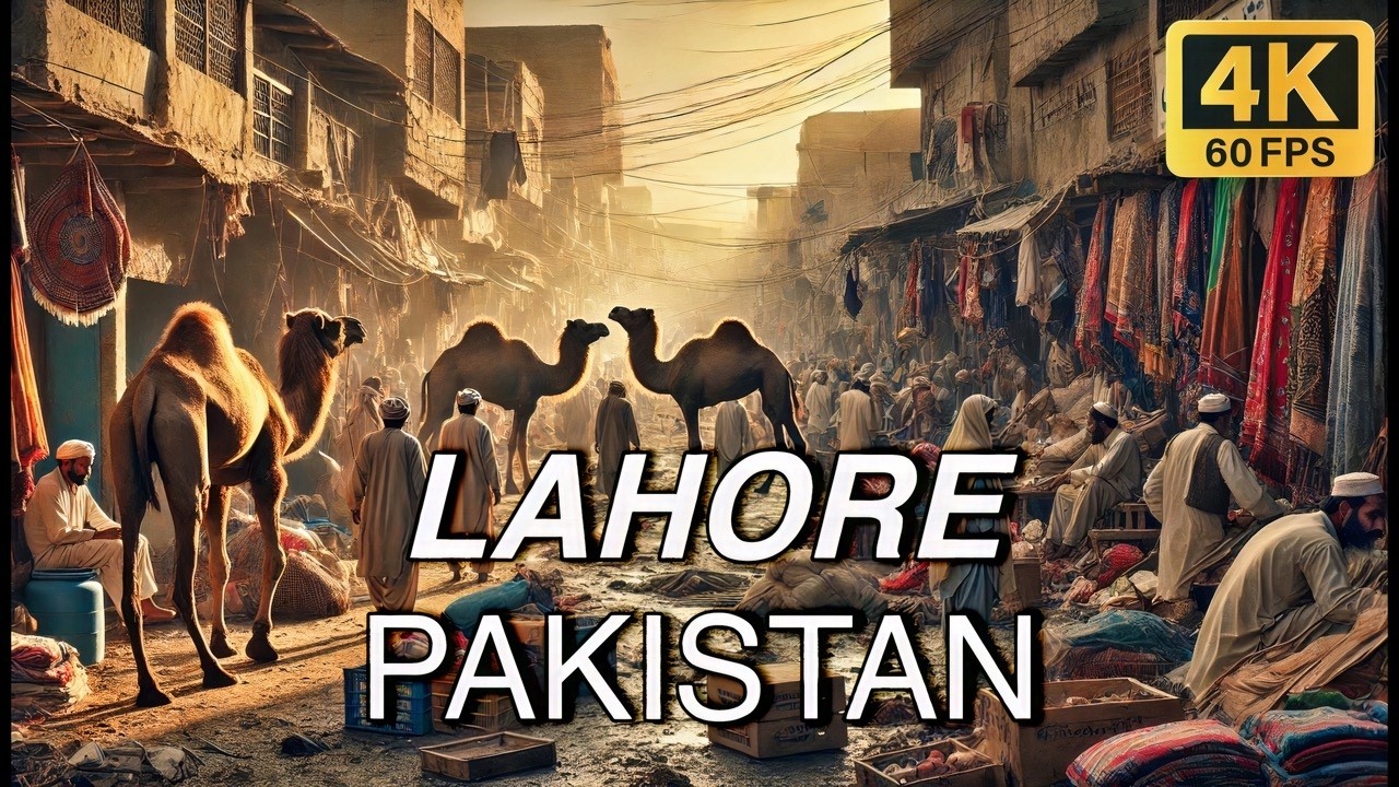 🇵🇰 Lahore, Pakistan MAGICAL Walking Tour in 4K 60FPS
