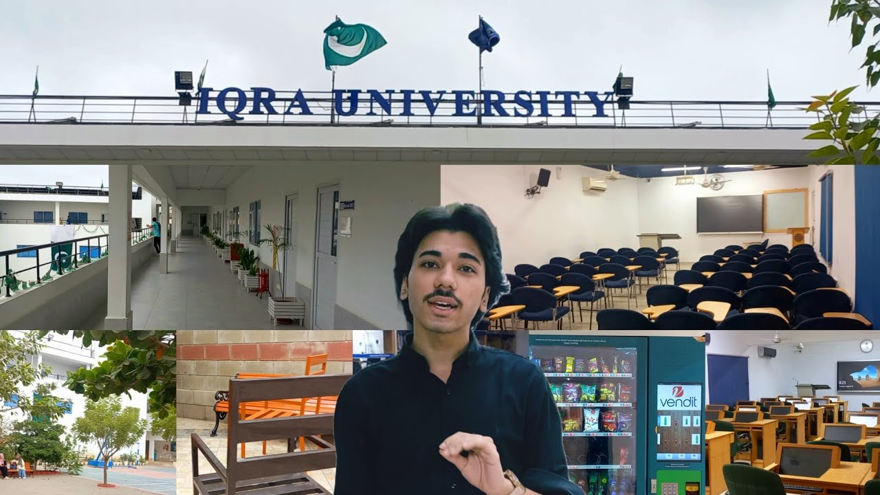 Our Iqra University Gulshan Campus 🏢❤️|Part 3|#Iugc#iqrauniversity#karachi#fy #Universityinkarachi