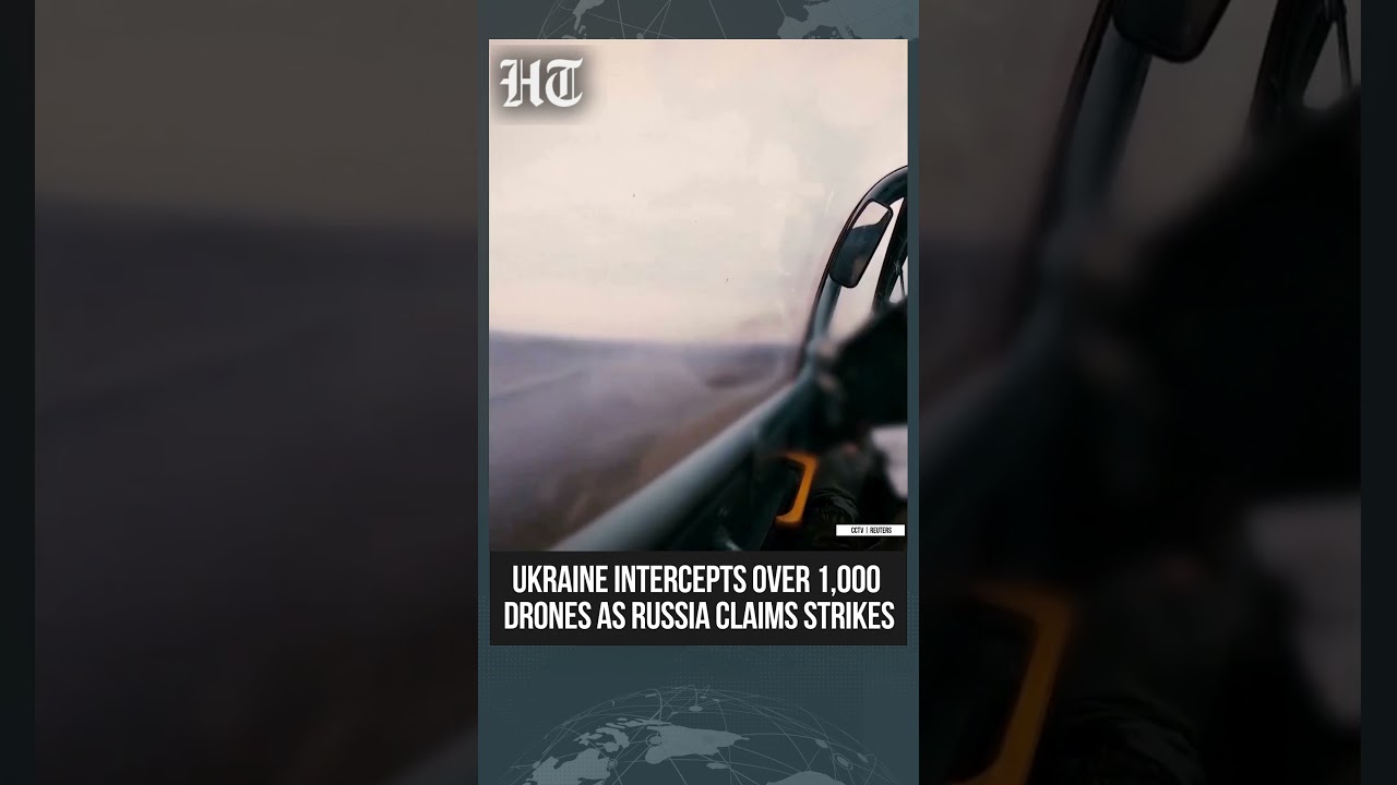 Russia Claims Major Strikes on Ukraine, Kyiv Says Over 1,000 Drones Shot Down | #shorts